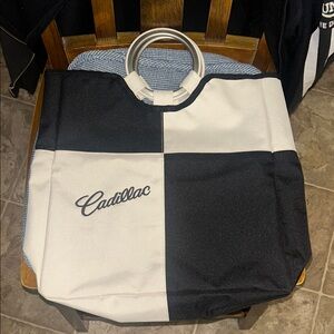 Black and Cream Cadillac Bag